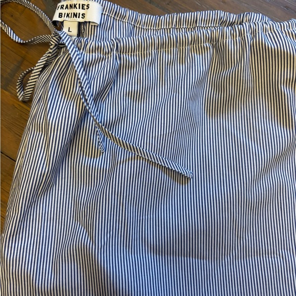 NWOT Frankie’s bikinis striped low rise pants - Picture 8 of 16